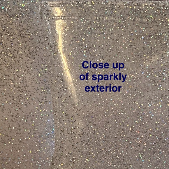 Olive and Edie Silver Sparkly Rain Boots- Big kids - Picture 5 of 5